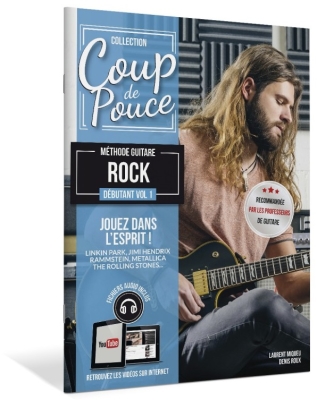 Coup de pouce, Rock vol.1 - Miqueu/Roux - Electric Guitar - Book/Media Online