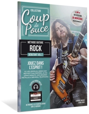 Editions Coup de Pouce - Coup de pouce: rock vol.2 Miqueu, Roux Guitare lectrique Livre avec fichiers en ligne