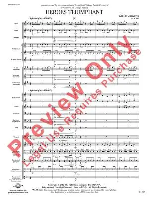 Heroes Triumphant - Owens - Concert Band - Gr. 1.5