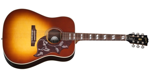 Gibson - Hummingbird Studio Rosewood Acoustic/Electric Guitar with Hardshell Case - Satin Rosewood Burst