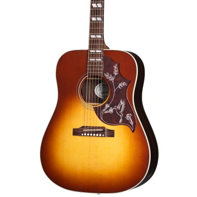 Hummingbird Studio Rosewood Acoustic/Electric Guitar with Hardshell Case - Satin Rosewood Burst