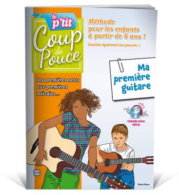 Le p\'tit Coup de Pouce Guitare - Roux - Guitar - Book/Audio Online