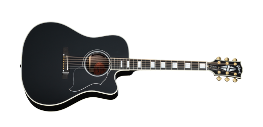 Gibson Custom Shop - Songwriter EC Custom Acoustic/Electric Guitar with Hardshell Case - Ebony