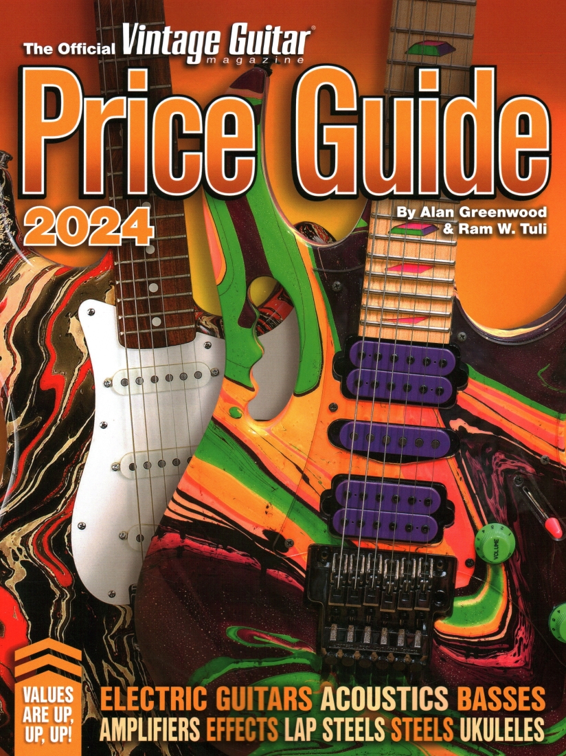 The Official Vintage Guitar Magazine Price Guide 2024 - Greenwood/Tuli - Guitar =  Book
