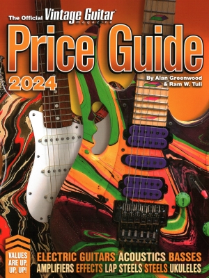 Hal Leonard - The Official Vintage Guitar Magazine Price Guide 2024 - Greenwood/Tuli - Guitar =  Book
