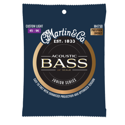 Junior Series Acoustic Bass Custom Light Strings - 45-96