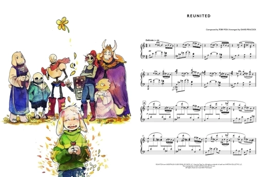 Undertale Piano Collections - Fox/Peacock - Piano - Book