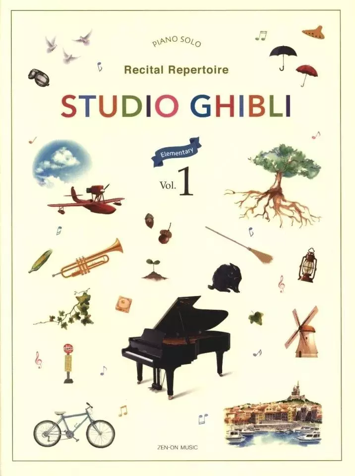 Studio Ghibli, Recital Repertoire Book 1 -  Elementary - Piano - Book