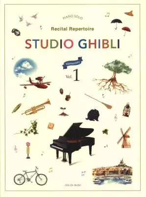 Zen-On Music Company - Studio Ghibli, Recital Repertoire Book 1 -  Elementary - Piano - Book