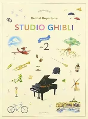 Zen-On Music Company - Studio Ghibli, Recital Repertoire Book 2 - Elementary - Piano - Book