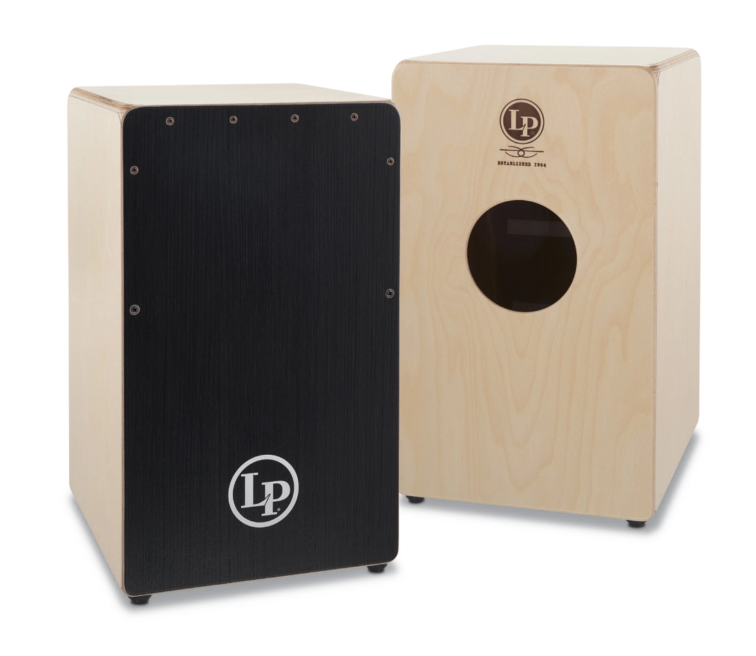 Woodshop Cajon With Black Stripe Soundboard