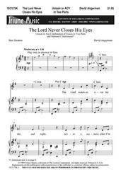 The Lorenz Corporation - The Lord Never Closes His Eyes