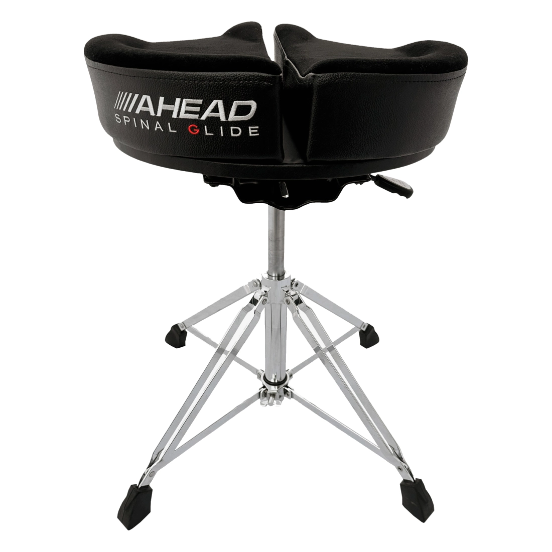 Spinal-G Saddle Top Hydraulic 4-Leg Throne - Black