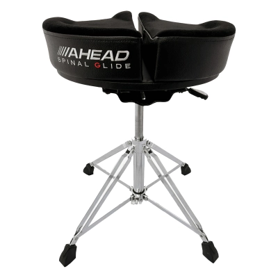 Ahead - Spinal-G Saddle Top Hydraulic 4-Leg Throne - Black