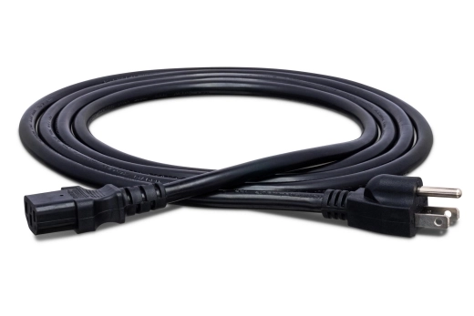 Hosa - IEC C13 to NEMA 5-15P Power Cord, 25 Foot