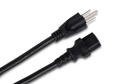 IEC C13 to NEMA 5-15P Power Cord, 1.5 Foot