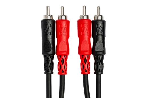 Unbalanced Interconnect Cable Dual RCA to Same, 6 Meter