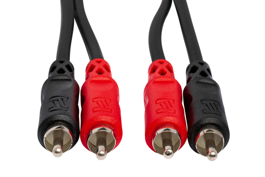 Unbalanced Interconnect Cable Dual RCA to Same, 6 Foot