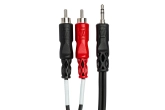Stereo Breakout, 3.5 mm TRS to Dual RCA, 25 ft