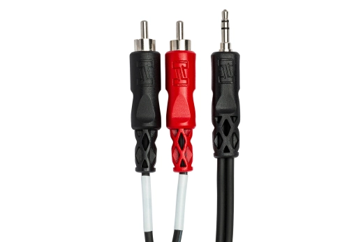 Stereo Breakout, 3.5 mm TRS to Dual RCA, 25 ft