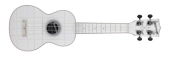 Kala - Waterman Soprano Ukulele - Frosted Glass Transparent