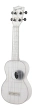 Waterman Soprano Ukulele - Frosted Glass Transparent