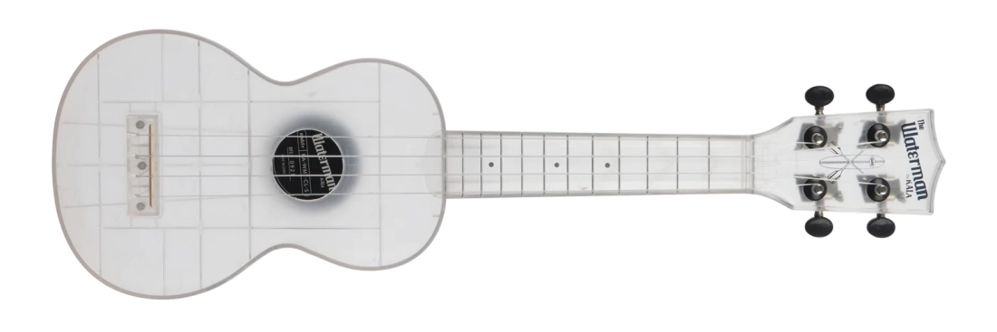 Waterman Soprano Ukulele - Frosted Glass Transparent