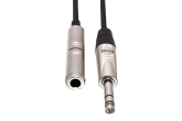 REAN Headphone Extension Cable 1/4 TRS to Same - 25 Foot