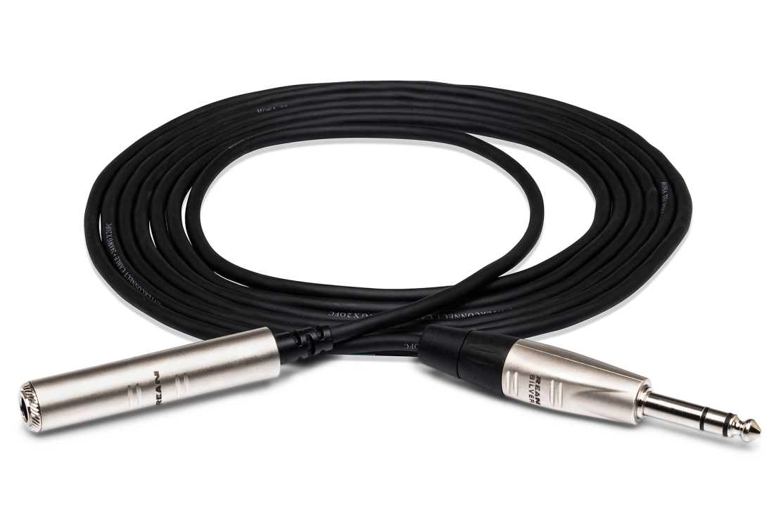 REAN Headphone Extension Cable 1/4 TRS to Same - 10 Foot