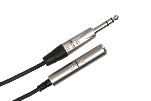 REAN Headphone Extension Cable 1/4 TRS to Same - 25 Foot