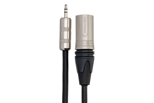 Camcorder Microphone Cable 3.5 mm TRS to Neutrik XLR-M - 15 Foot