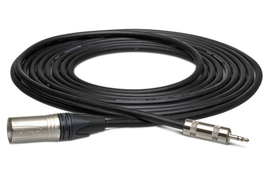 Camcorder Microphone Cable 3.5 mm TRS to Neutrik XLR-M - 15 Foot