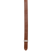 2\'\' Leather Adjustable Guitar Strap with Metal Ends - Clasic Brown