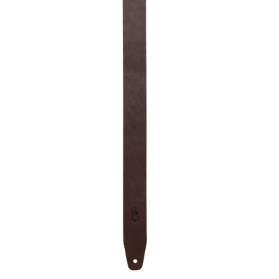 1.5\'\' Big Buckle Adjustable Leather Guitar Strap - Brown