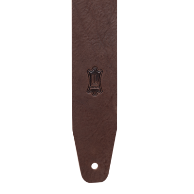 1.5\'\' Big Buckle Adjustable Leather Guitar Strap - Brown