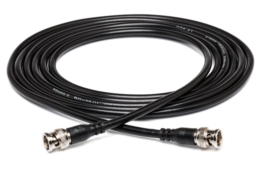 75-ohm Coaxial Cable, BNC to Same - 25 Foot