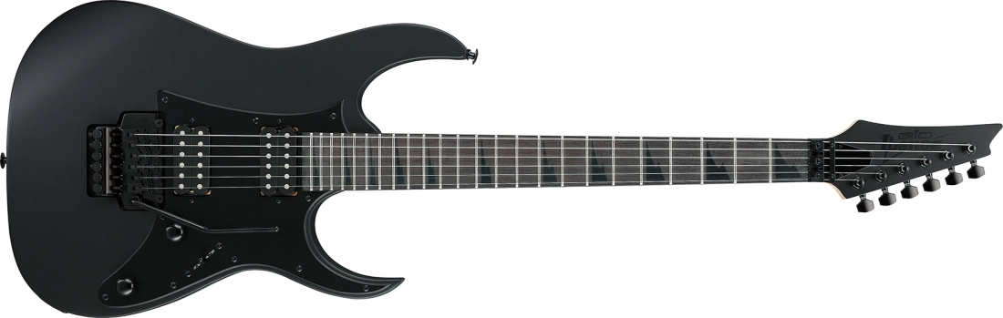 GIO RG Electric Guitar - Black Flat