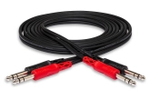 Hosa - Stereo Interconnect Dual 1\/4 TRS to Same - 4 M