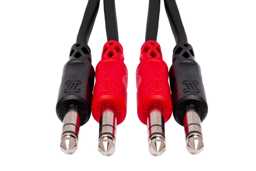 Stereo Interconnect Dual 1/4 TRS to Same - 2 M