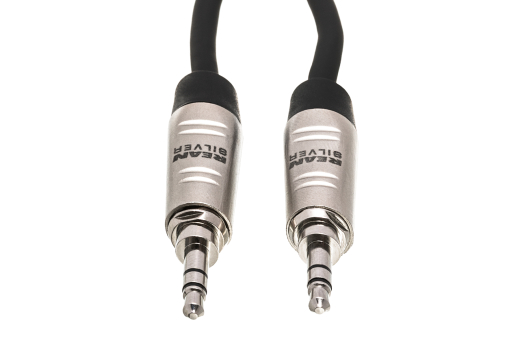 Balanced Interconnect Rean 3.5mm TRS to Same, 3 Foot