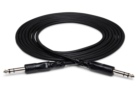 Hosa - Single Cable, Stereo 1/4 TRS to Same, Phono, 3ft