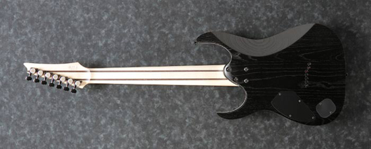 RG Prestige 7-String Electric Guitar with Hardshell Case - Weathered Black