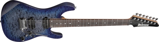 AZ Premium 7-String Electric Guitar with Gigbag - Twilight Blue Burst