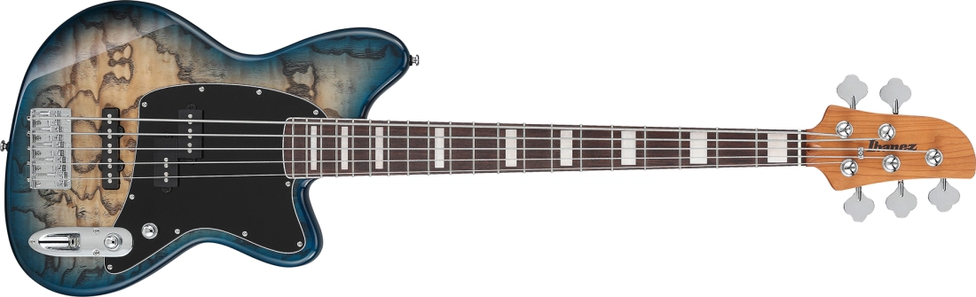 Talman Standard 5-String Electric Bass - Cosmic Blue Starburst