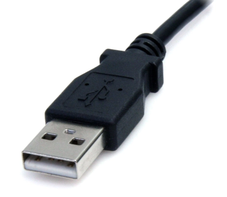 USB to 5.5mm Power Cable, Type M Barrel - 3 Foot