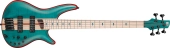 Ibanez - SR Premium 5-String Electric Bass Guitar with Gigbag - Caribbean Green Low Gloss