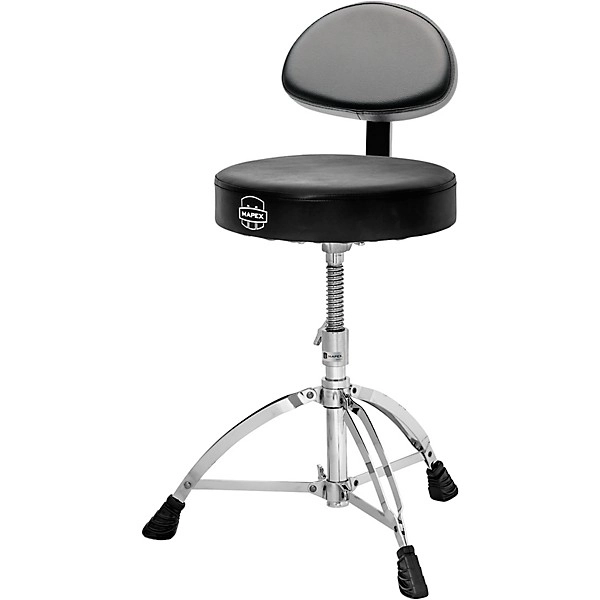 Round Drum Throne with Backrest