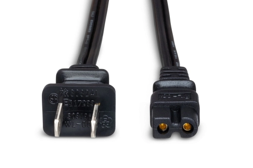 IEC C7 to Nema 1-15 Polarized Power Cord - 8 Foot