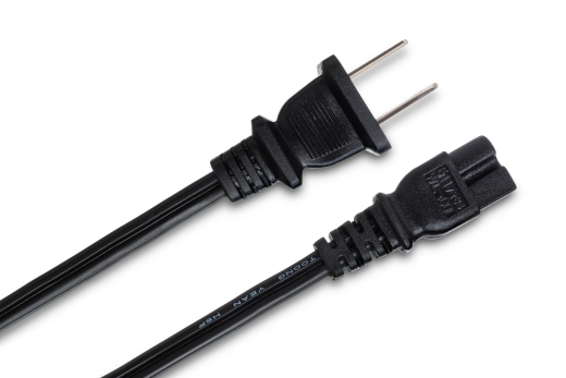 IEC C7 to Nema 1-15 Polarized Power Cord - 8 Foot