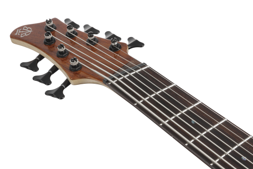 BTB Bass Workshop 7-String Electric Bass, Multiscale - Natural Mocha Low Gloss